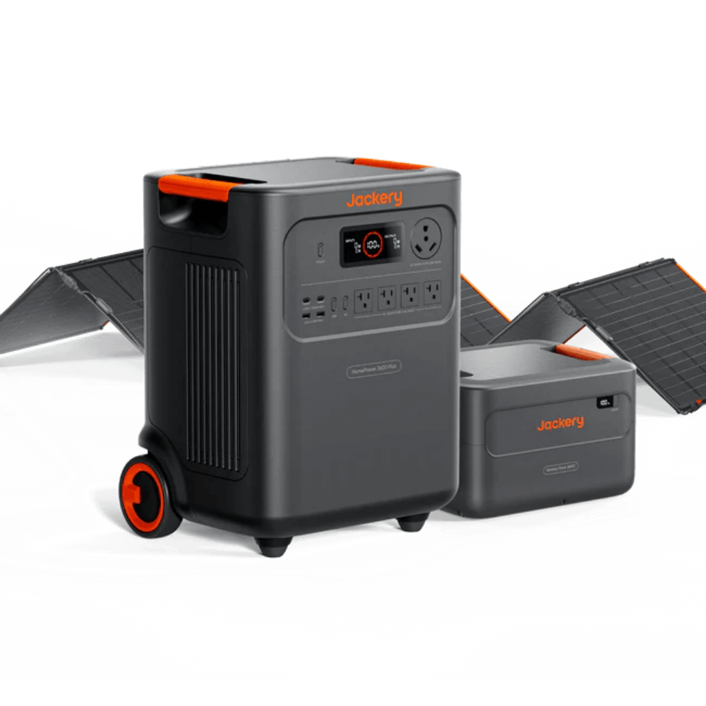 Jackery HomePower 3600 Plus + Battery Pack + (7.2Wh) SolarSaga 500 X