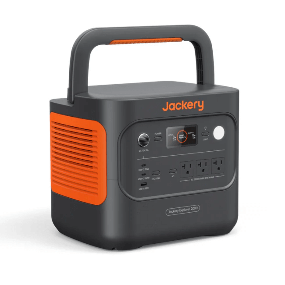 Jackery Explorer 2000 V2 Portable Power Station + 1 SolarSaga 500 X
