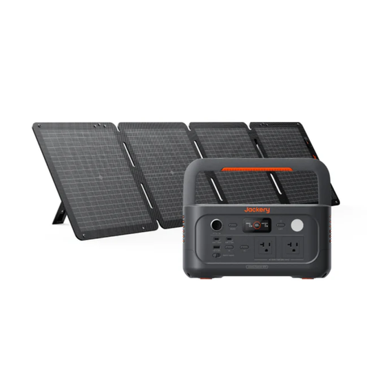 Jackery Explorer 600 v2 Portable Power Station + SolarSaga 100W Air x 1