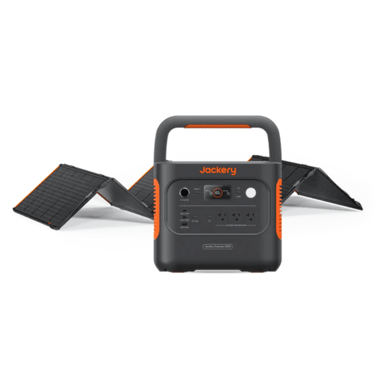 Jackery Explorer 2000 V2 Portable Power Station + 1 SolarSaga 500 X