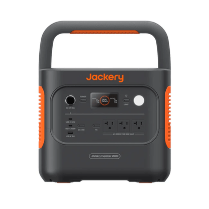 Jackery Explorer 2000 V2 Portable Power Station + 1 SolarSaga 500 X