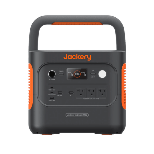 Jackery Explorer 2000 V2 Portable Power Station + 1 x 200W SolarSaga Panel