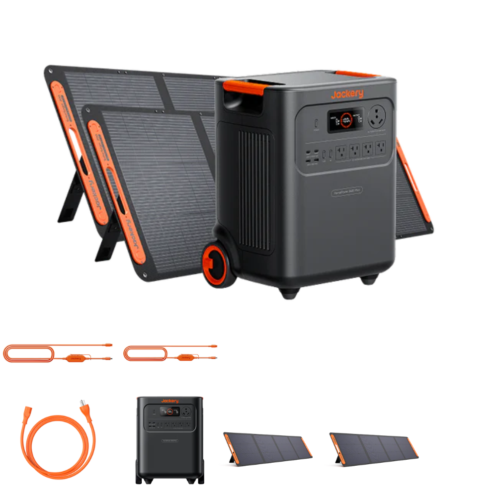 Jackery HomePower 3600 Plus + SolarSaga 200W x 2