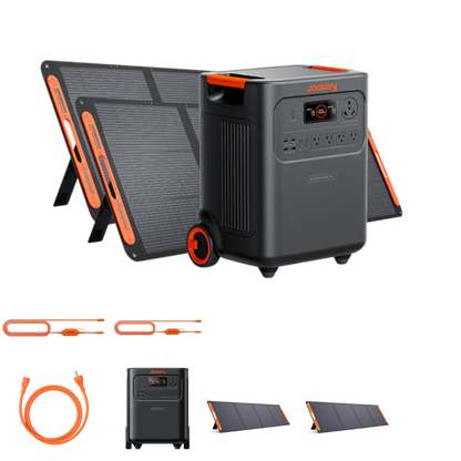 Jackery HomePower 3600 Plus + SolarSaga 200W x 2