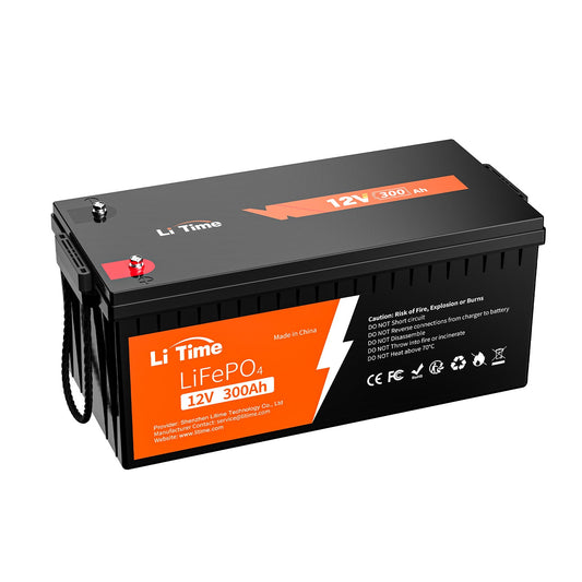 LiTime 12V 300Ah LiFePO4 Deep Cycle Lithium Battery