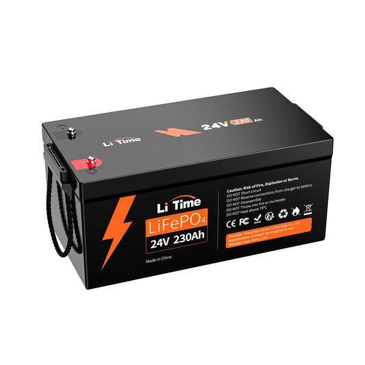 LiTime 24V 230Ah Group 8D LiFePO4 Deep Cycle Lithium Battery