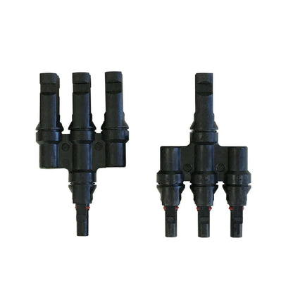 Renogy 3 to 1 Solar Branch Connectors MMMF+FFFM Pair