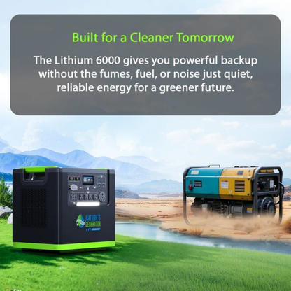 Nature's Generator Lithium 6000 Power Station
