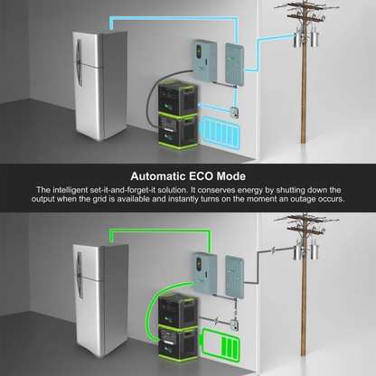 Nature's Generator Lithium 6000 with Solar Panel
