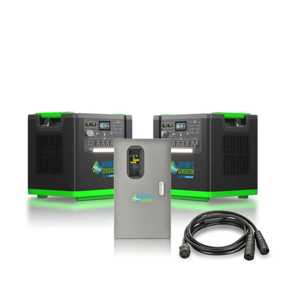 Nature's Generator Lithium 6000 and Transfer Switch