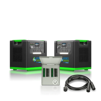 Nature's Generator Lithium 6000 and Transfer Switch