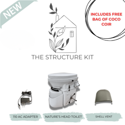 Nature's Head Structure Kit with Nature's Head Spider Handle