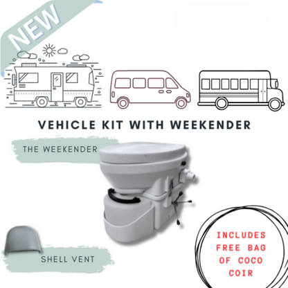 Nature's Head Vehicle Kit with Nature's Head Spider Handle