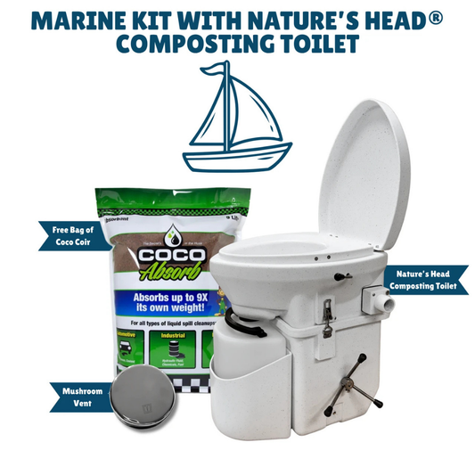 Nature's Head Marine Kit with Composting Toilet