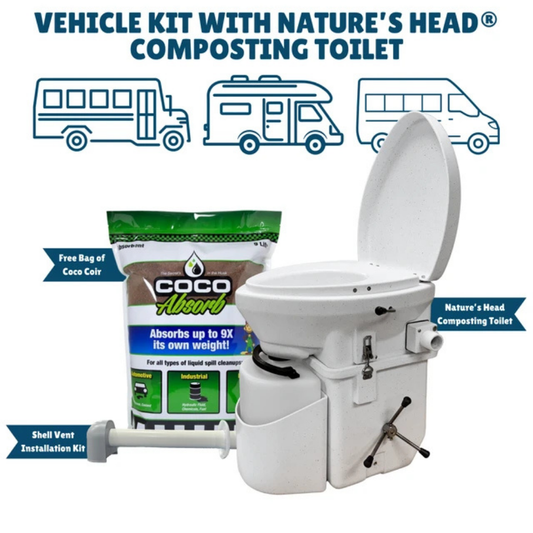 Nature's Head® Vehicle Kit with Composting Toilet — Van, RV & Camper