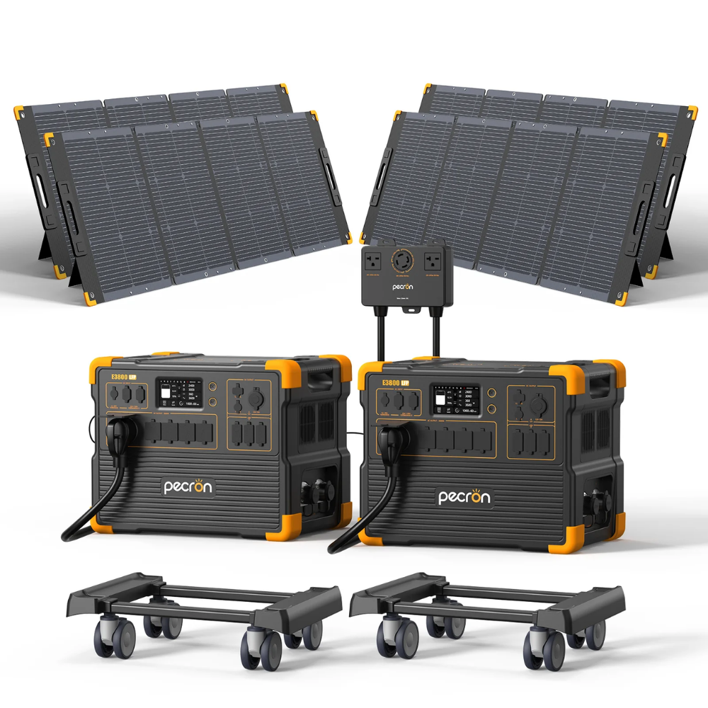 PECRON E3800LFP Portable Power Station 4200W 3840Wh