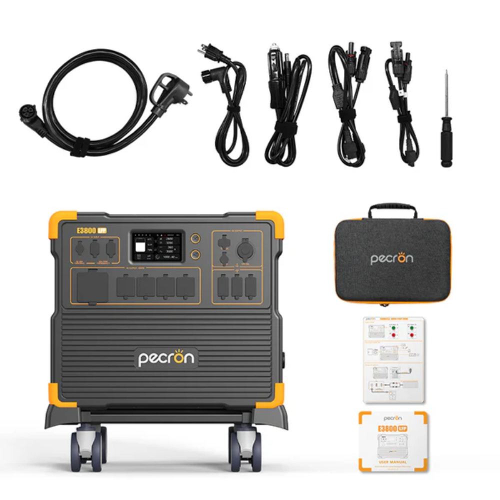 PECRON E3800LFP Portable Power Station 4200W 3840Wh
