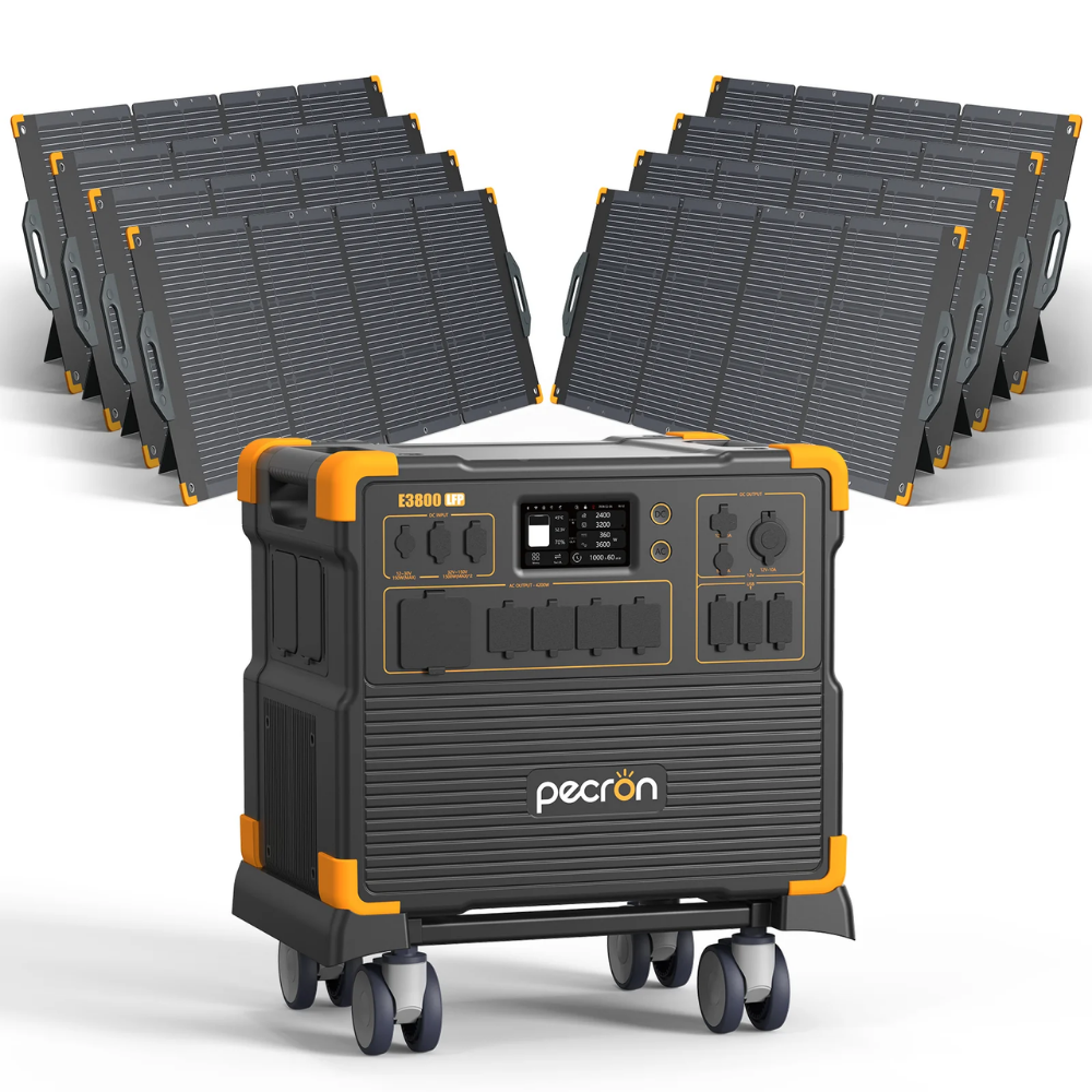 PECRON E3800LFP Portable Power Station 4200W 3840Wh