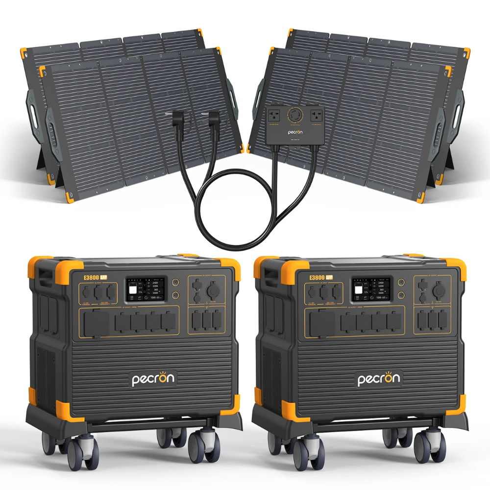 PECRON E3800LFP Portable Power Station 4200W 3840Wh