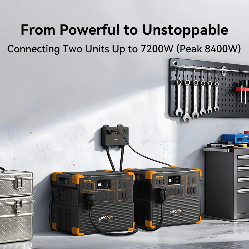 PECRON E3800LFP Portable Power Station 4200W 3840Wh