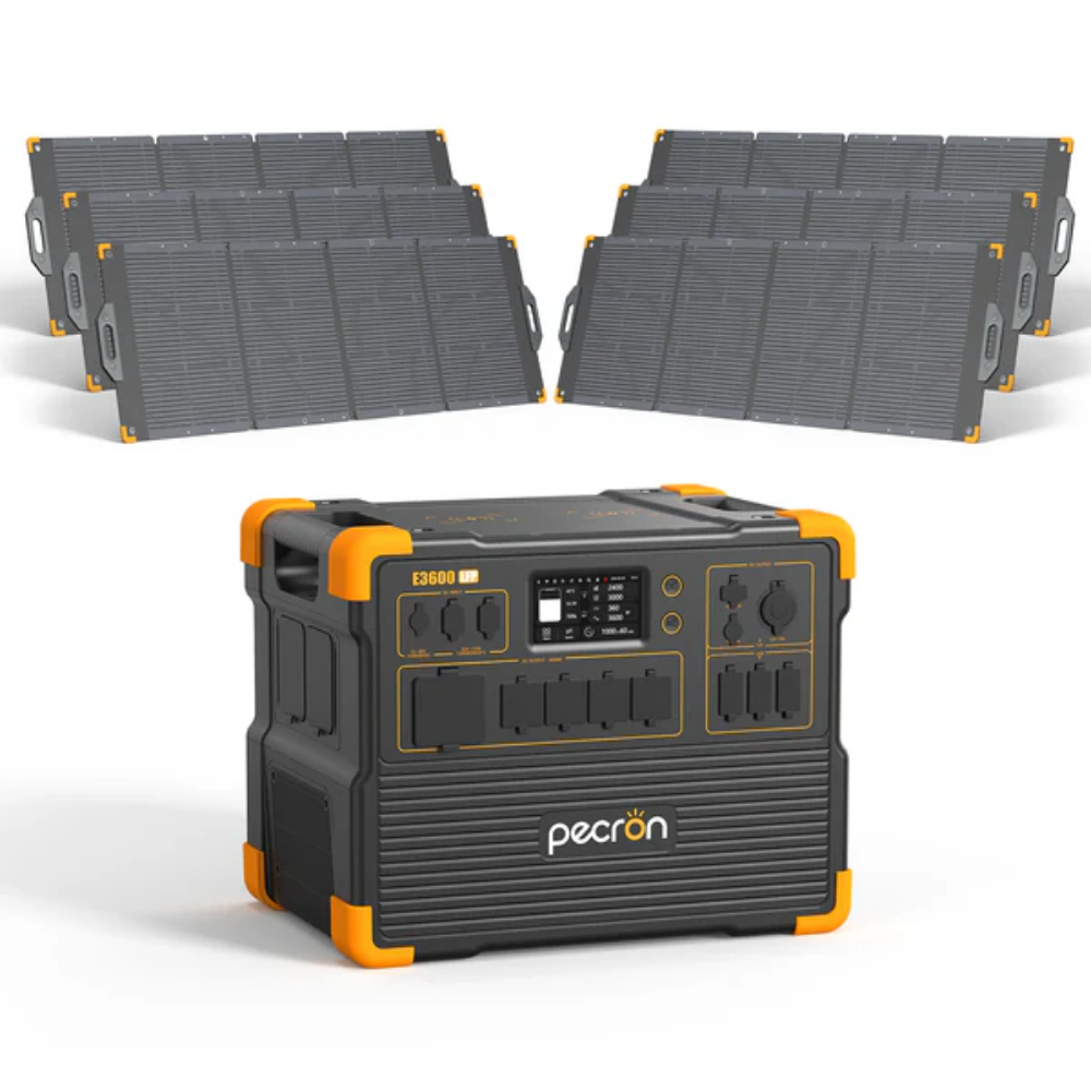 PECRON E3600LFP Portable Power Station 3600W 3072Wh