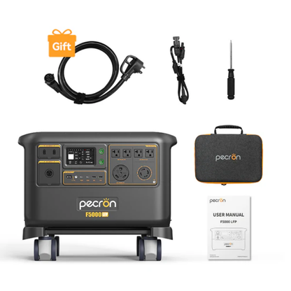 PECRON F5000LFP Portable Power Station 7200W 5120Wh 120V/240V