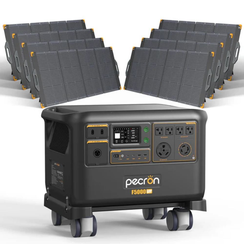 PECRON F5000LFP Portable Power Station 7200W 5120Wh 120V/240V