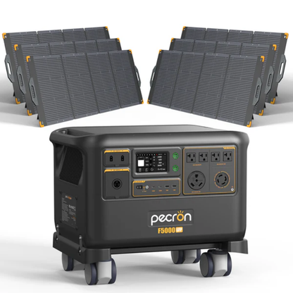PECRON F5000LFP Portable Power Station 7200W 5120Wh 120V/240V