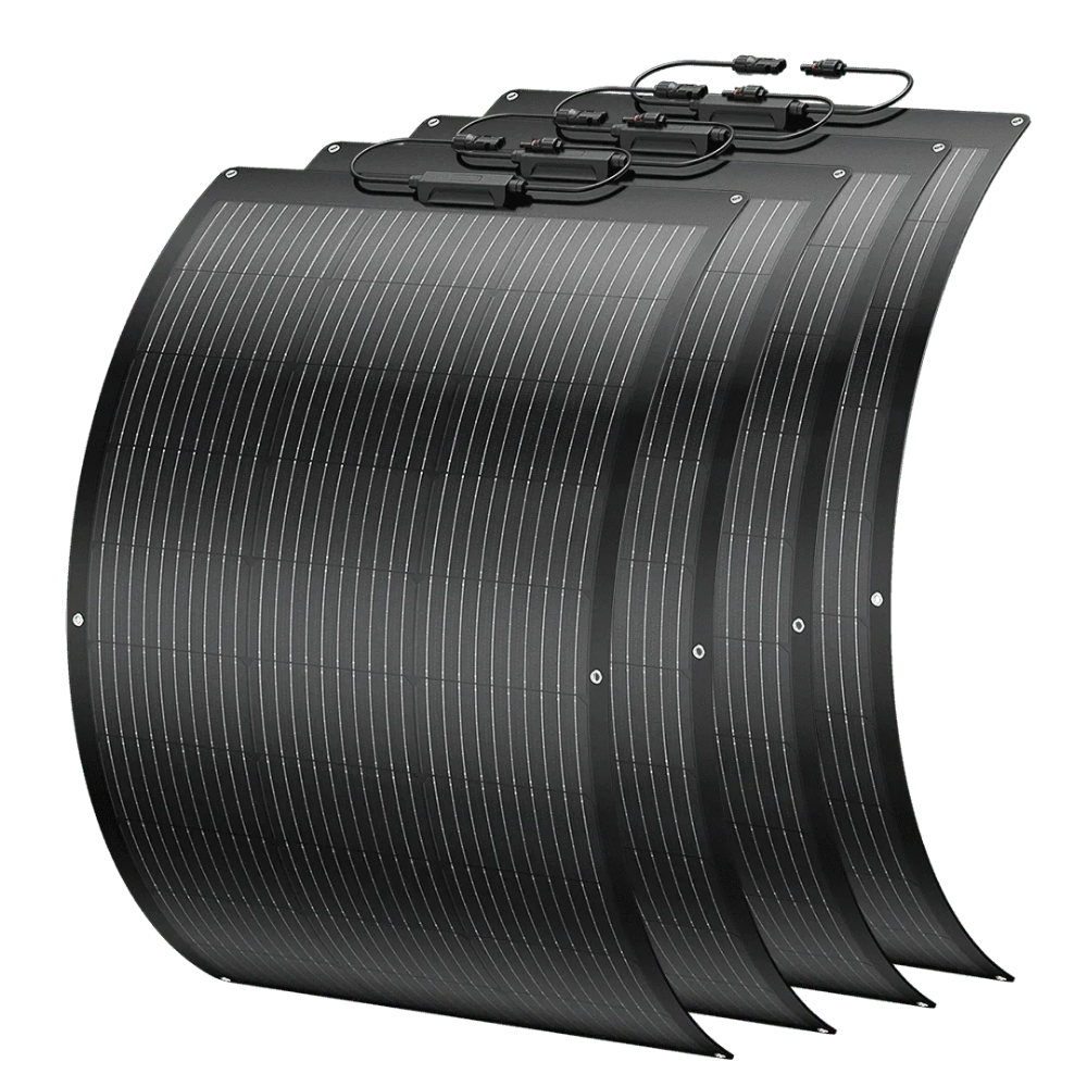 BougeRV Arch 100 Watt Fiberglass Flexible Curved Solar Panel