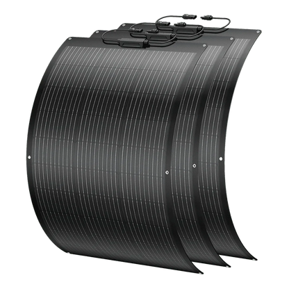 BougeRV Arch 100 Watt Fiberglass Flexible Curved Solar Panel