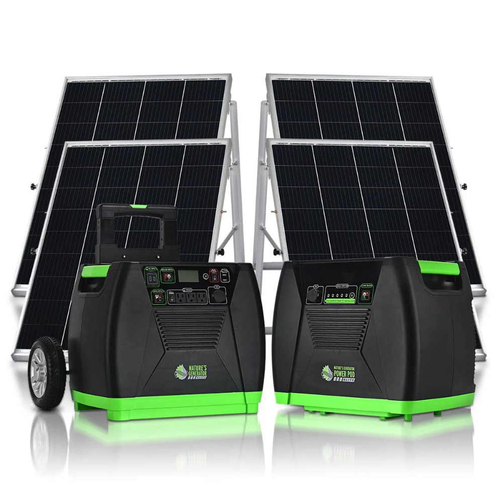 Nature's Generator Elite 3600W Portable Solar Generator 1200Wh