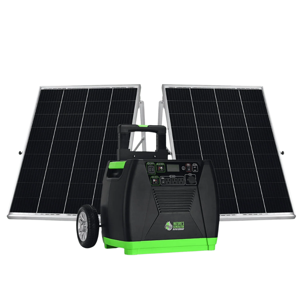 Nature's Generator Elite 3600W Portable Solar Generator 1200Wh
