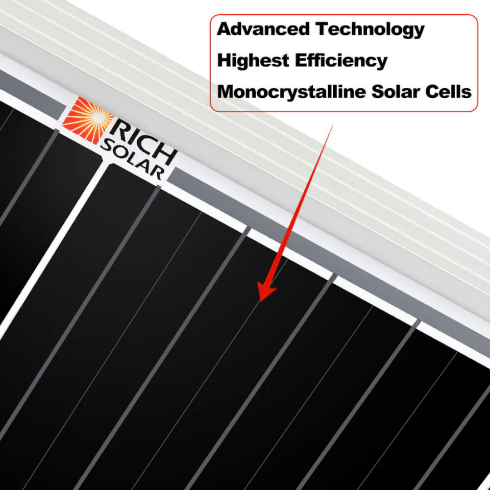 RICH SOLAR -MEGA 200 - 200 Watt Solar Panel
