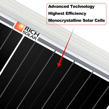 RICH SOLAR -MEGA 200 - 200 Watt Solar Panel