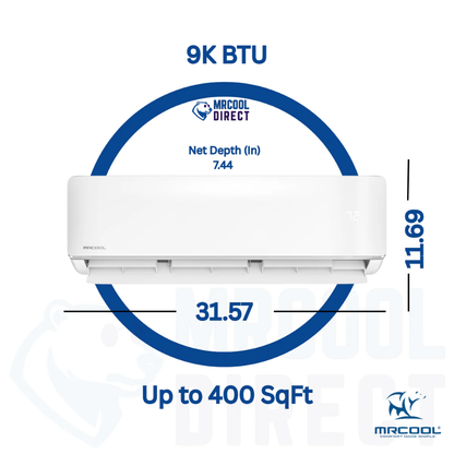 MRCOOL DIY 5th Gen ENERGY STAR 9,000 BTU Single Zone Mini Split Complete System with 25 ft. Line Set 115V