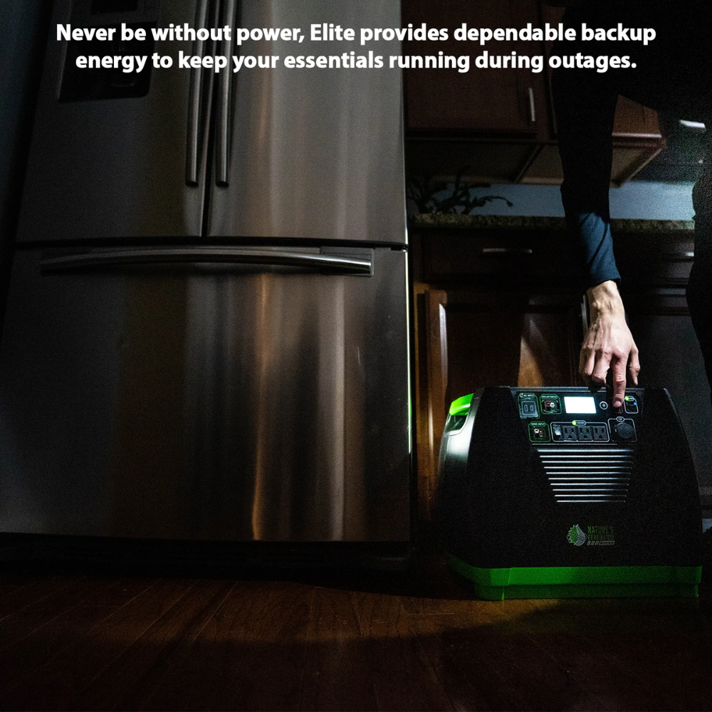 Nature's Generator Elite 3600W Portable Solar Generator 1200Wh