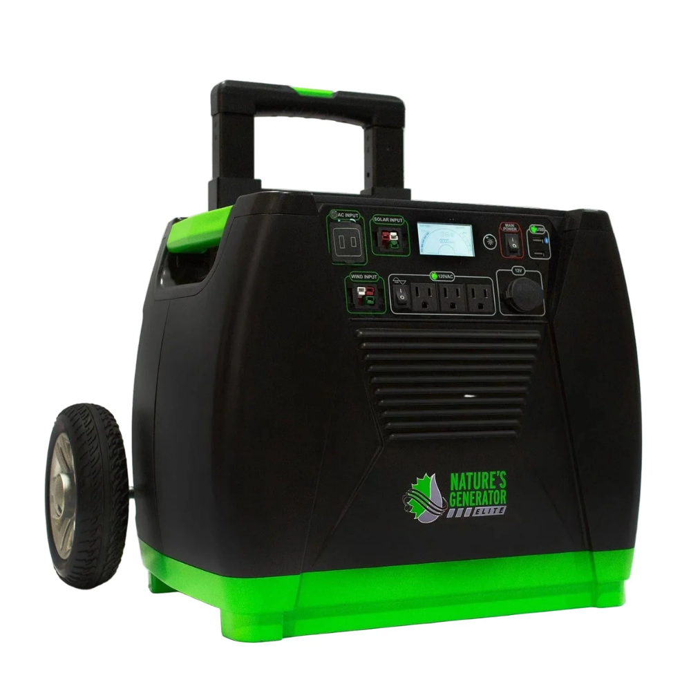Nature's Generator Elite 3600W Portable Solar Generator 1200Wh