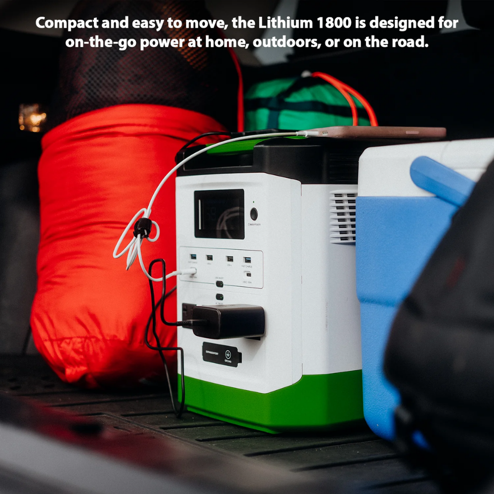 Nature's Generator Lithium 1800 Portable Power Station 1800W 1440Wh
