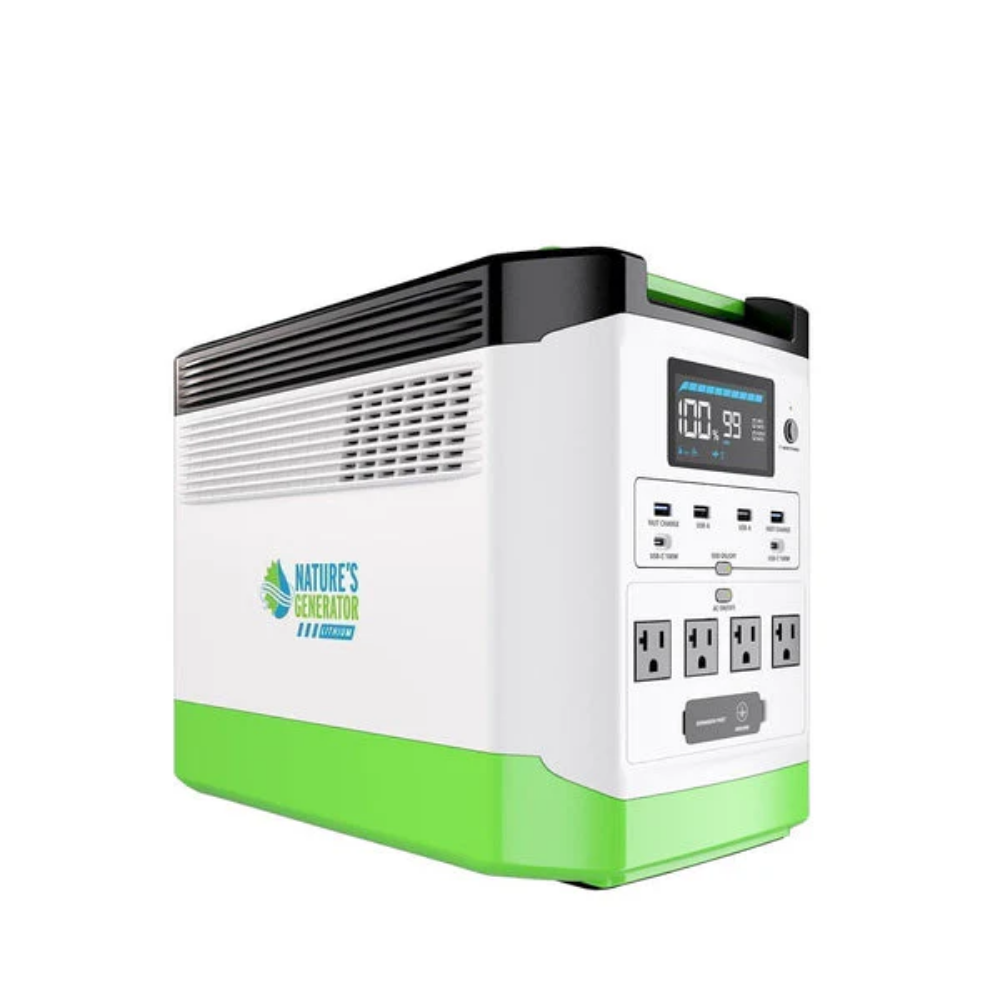 Nature's Generator Lithium 1800 Portable Power Station 1800W 1440Wh