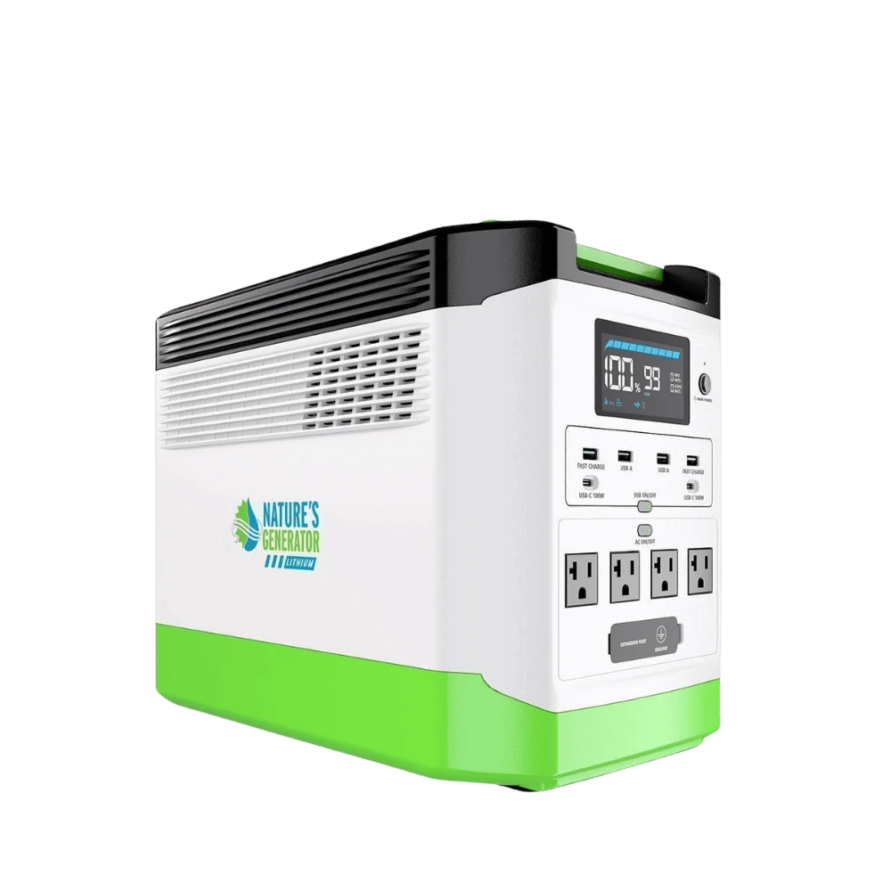 Nature's Generator Lithium 1800 Portable Power Station 1800W 1440Wh