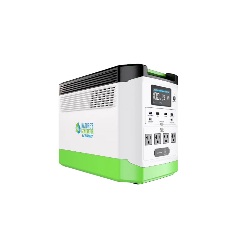 Nature's Generator Lithium 1800 Portable Power Station 1800W 1440Wh