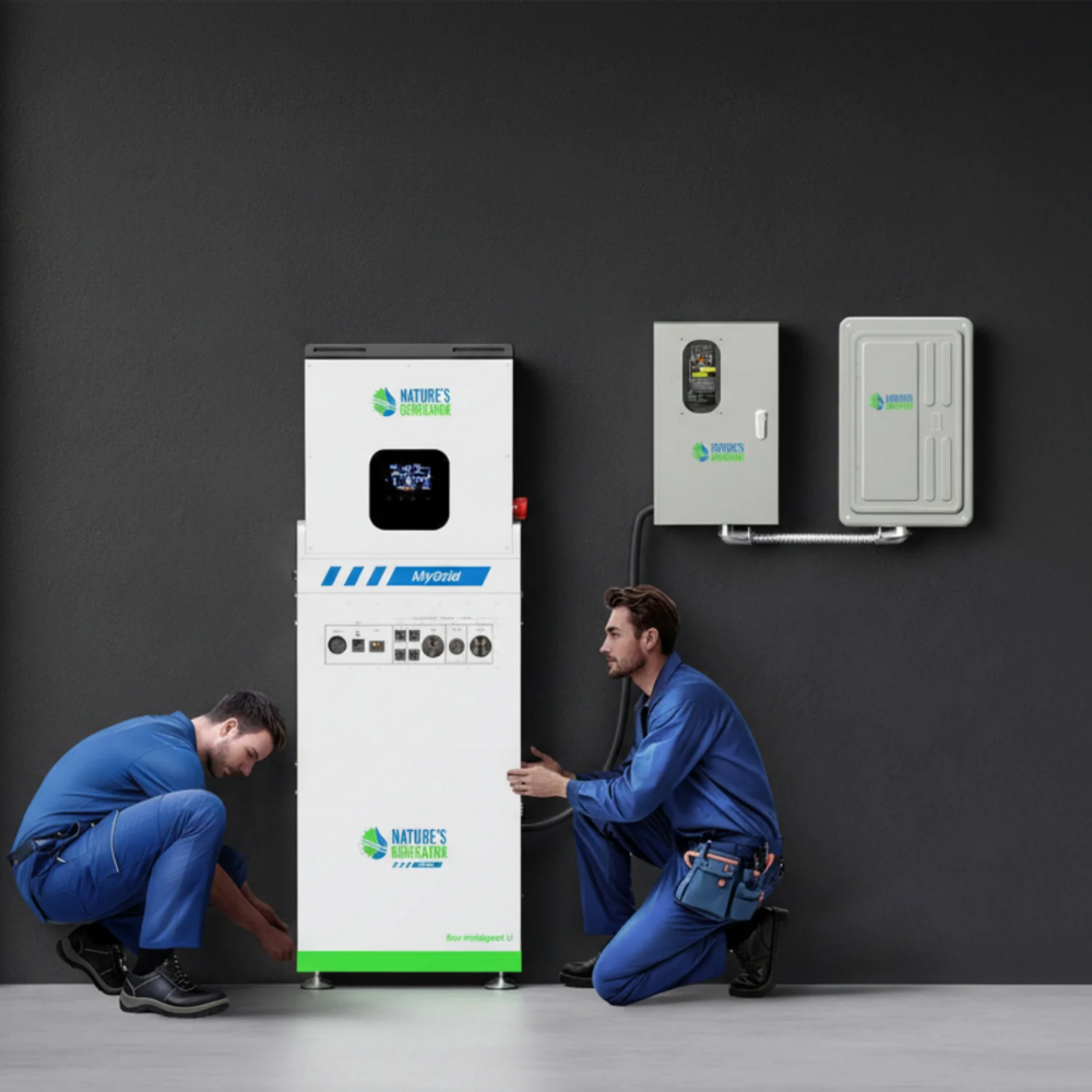 Nature's Generator MyGrid 10K Whole Home Solar Generator 10000W 10496Wh