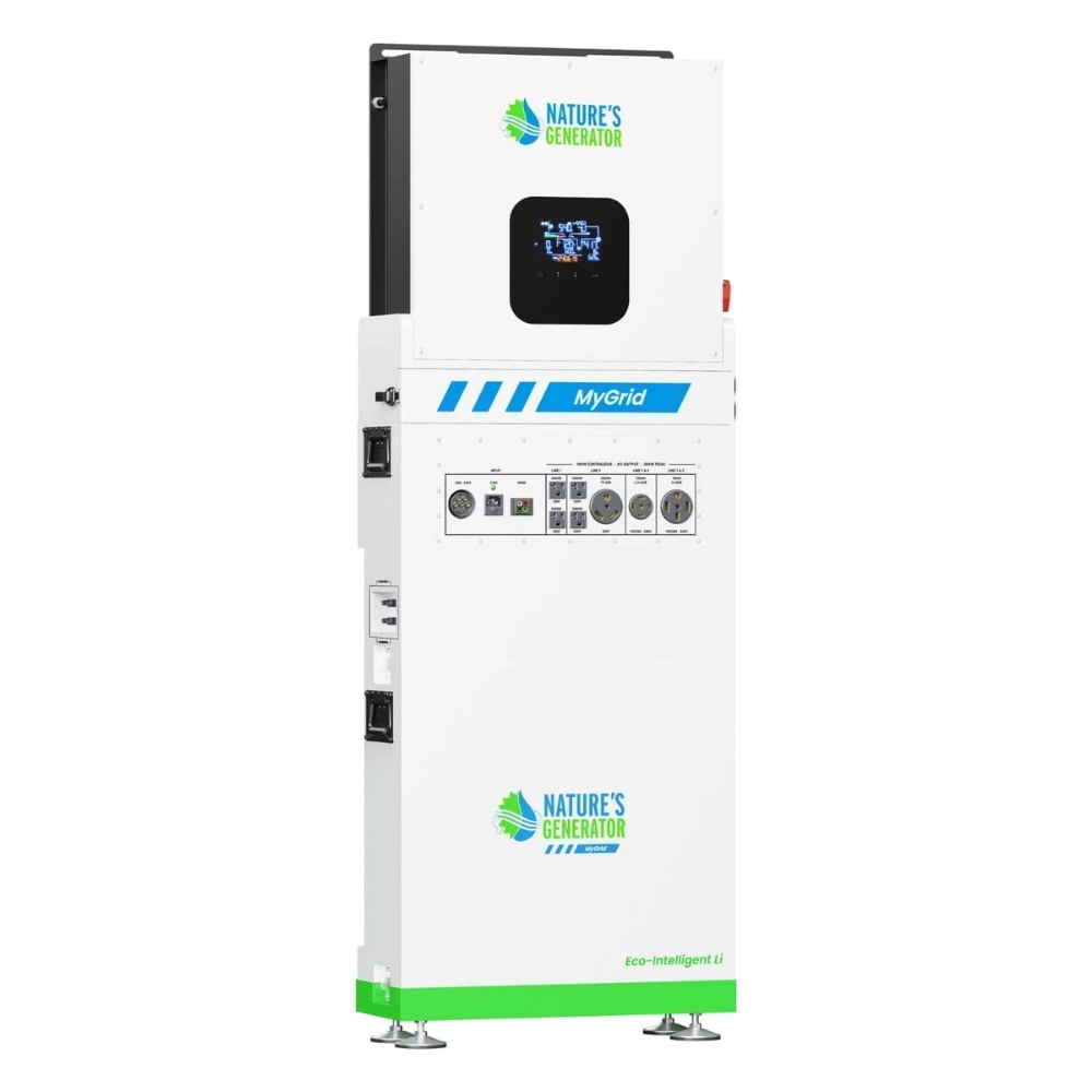 Nature's Generator MyGrid 10K Whole Home Solar Generator 10000W 10496Wh