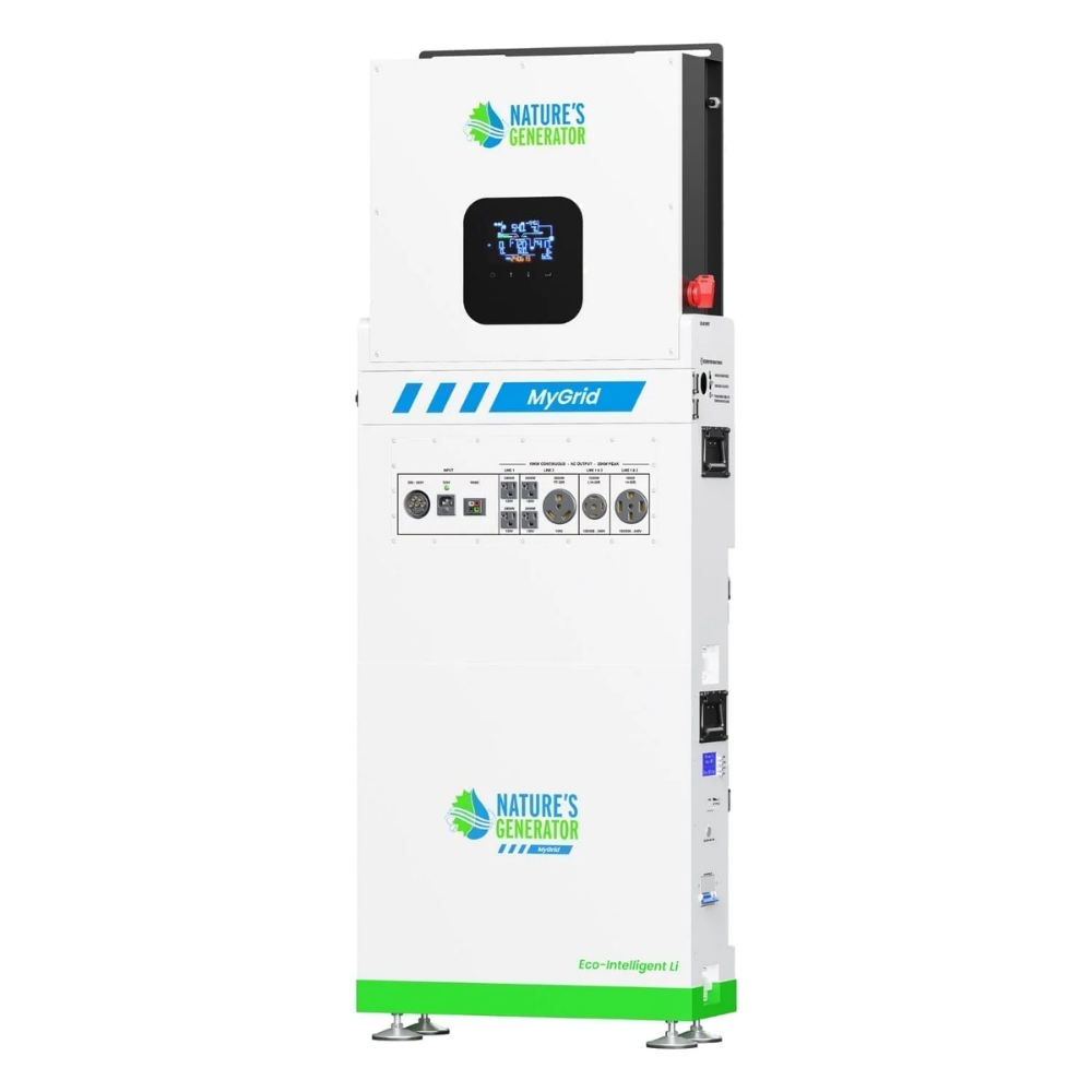 Nature's Generator MyGrid 10K Whole Home Solar Generator 10000W 10496Wh