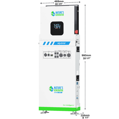 Nature's Generator MyGrid 10K Whole Home Solar Generator 10000W 10496Wh