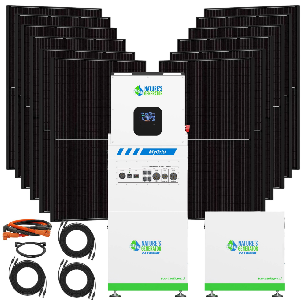 Nature's Generator MyGrid 10K Whole Home Solar Generator 10000W 10496Wh