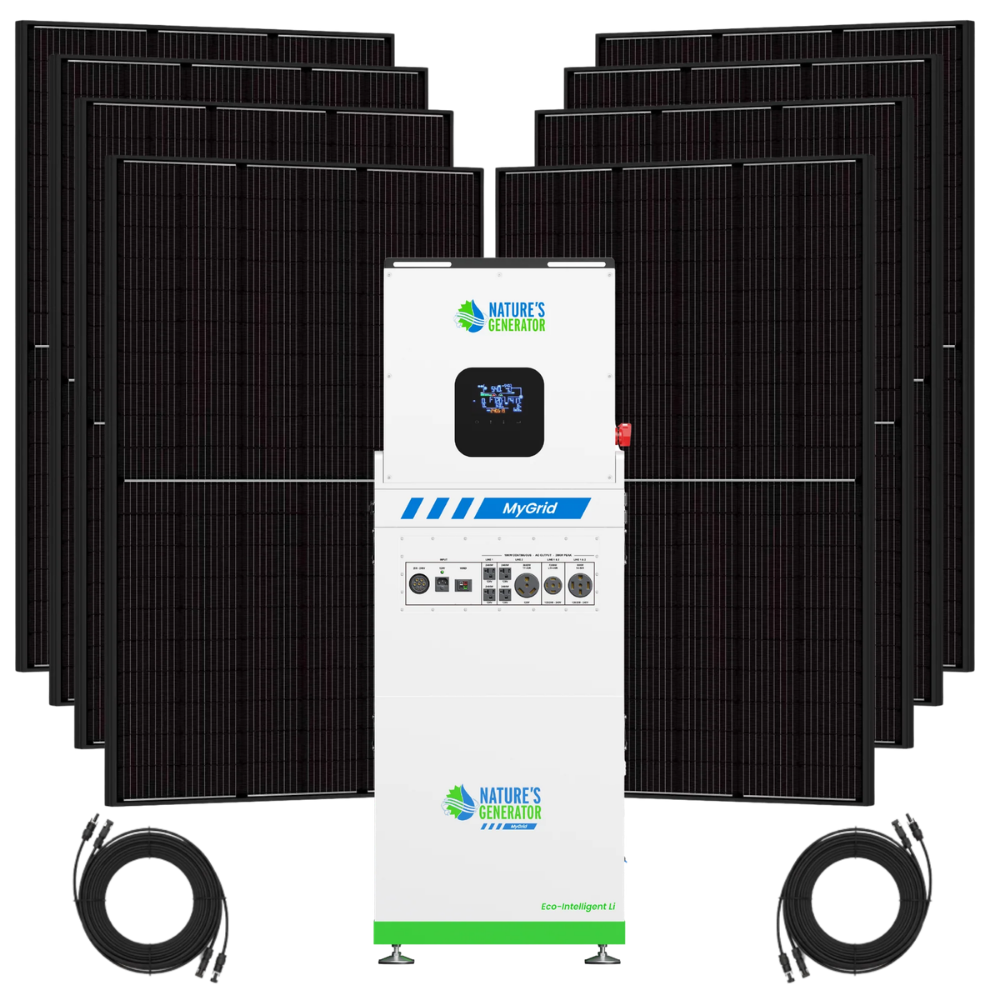 Nature's Generator MyGrid 10K Whole Home Solar Generator 10000W 10496Wh