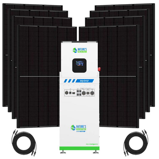 Nature's Generator MyGrid 10K Whole Home Solar Generator 10000W 10496Wh