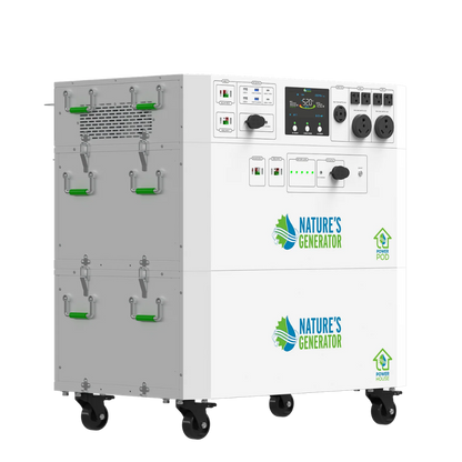 Nature's Generator Powerhouse Whole Home Solar Generator with 410W Solar Panels