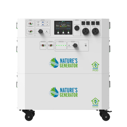 Nature's Generator Powerhouse Whole Home Solar Generator with 410W Solar Panels